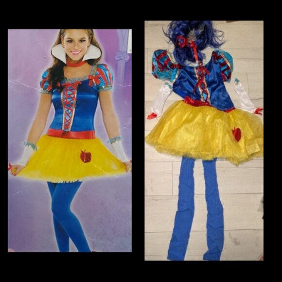 Disney Dresses & Skirts - Disney SNOW WHITE Deluxe Halloween Costume Misses Jrs Size 11/13